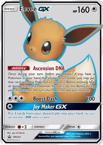 Pokemon Japanese Gym GX Start Battle Promo - Eevee 245/SM-P - PSA
