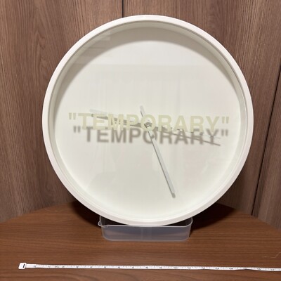 Virgil Abloh x IKEA MARKERAD Temporary 16.5inch Wall Clock Off
