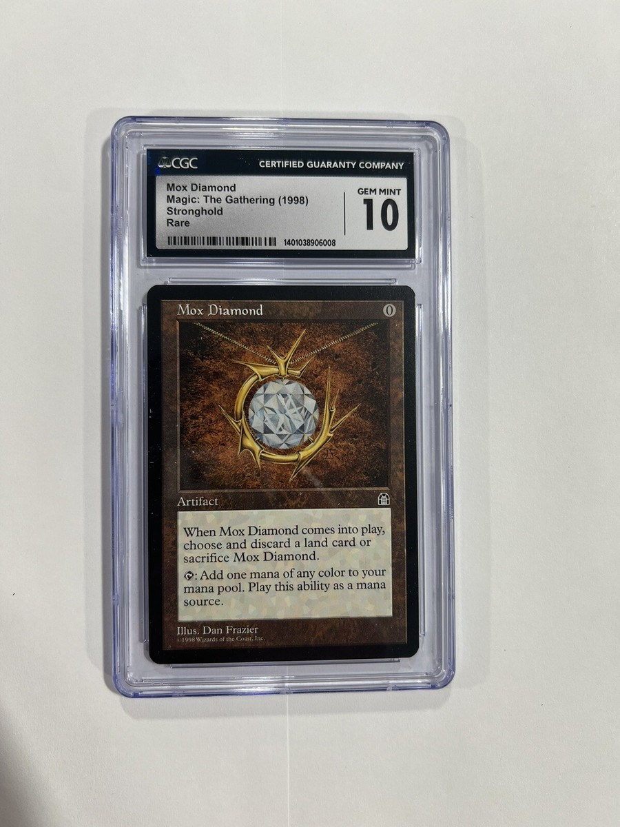 Mox Diamond Stronghold Rare CGC Gem Mint 10 1998 MTG Magic The