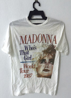 VINTAGE 80s MADONNA WHO'S THAT GIRL POP ROCK DIVA TOUR CONCERT