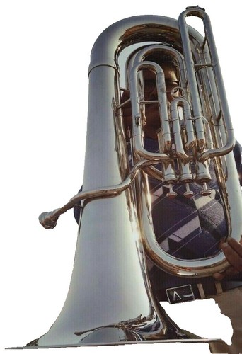 YAMAHA YEB-321S Intermediate Eb Tuba 4/4 size Silver-plated Yellow