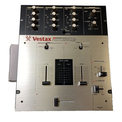 Vestax PCV-180 DJ Mixer Tested Rare Original Parts Hard to Find