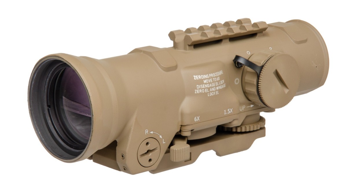 Elcan SpecterDR 1.5x/6x 7.62 BDC FDE Scope w/Flip Covers | eBay