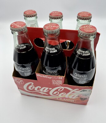 1994 COCA-COLA World Cup USA '94 Soccer Orlando 6 Full Unopended