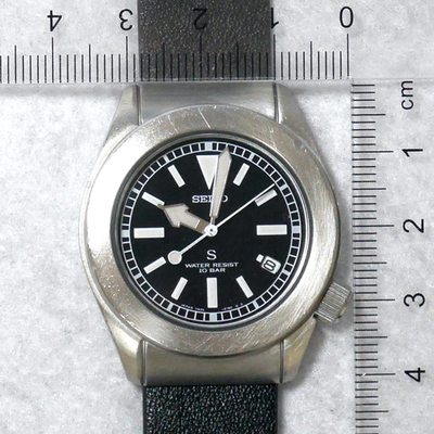 SEIKO SUS Military Watch 7N35-6150 1996 Black Dial Luminous