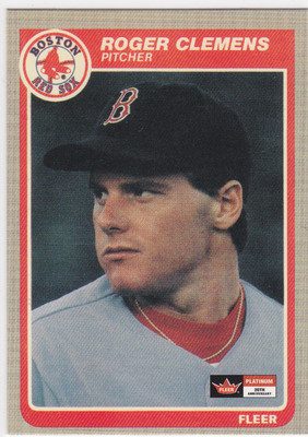 ROGER CLEMENS Baseball RP RC Fleer Insert ROOKIE CARD Boston Red