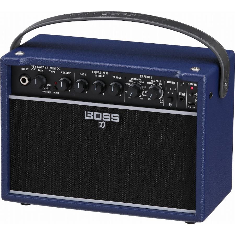 BOSS Katana Mini X BLUE Limited Edition 10W 1 x 5 Inch Portable