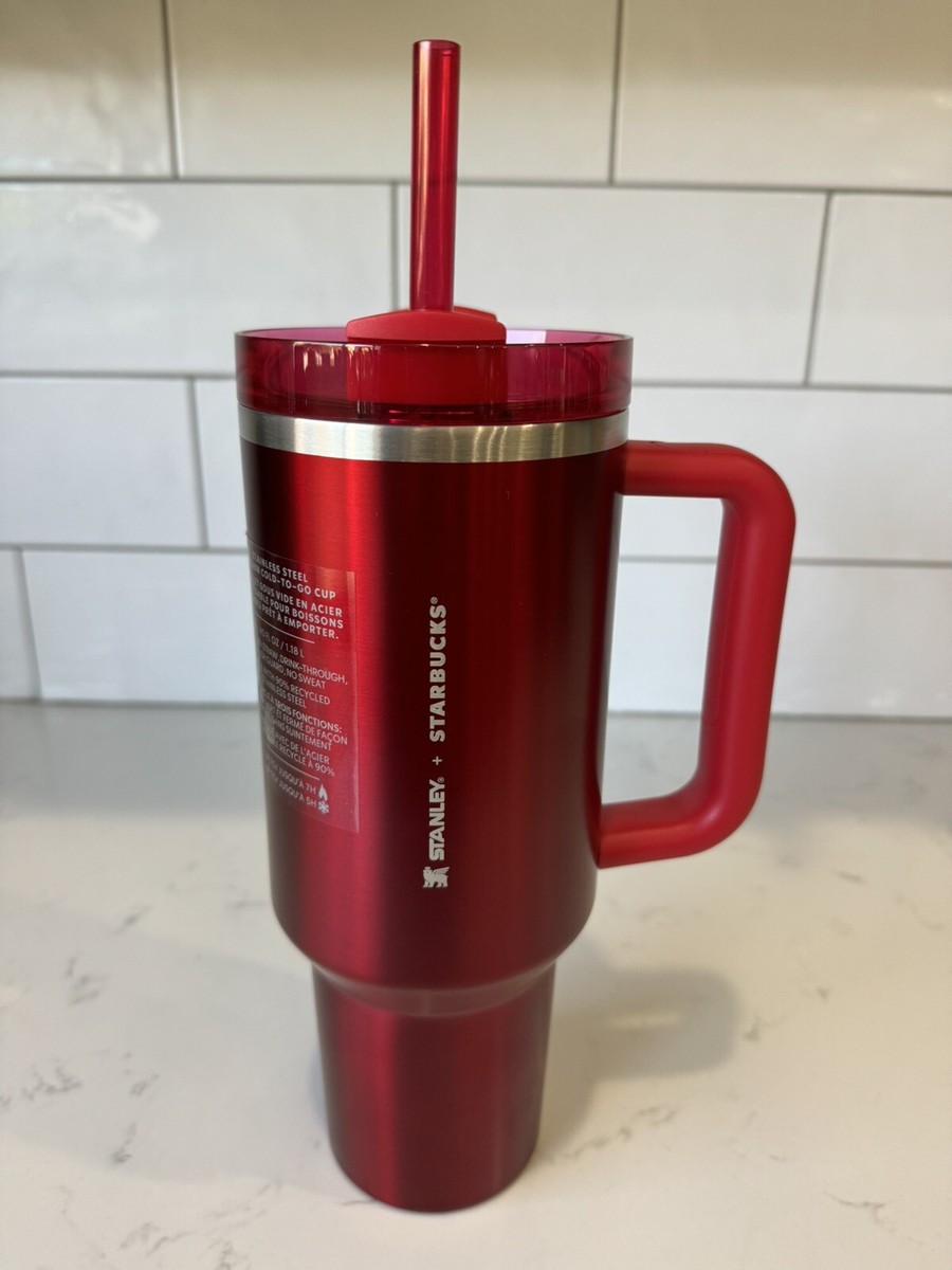 Starbucks x Stanley 2023 Holiday Red 40 Oz Tumbler Limited Edition