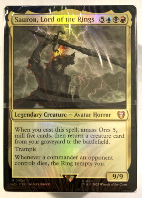 MTG Hosts of Mordor *SEALED COMMANDER DECK* + LOTR Gift Bundle D20