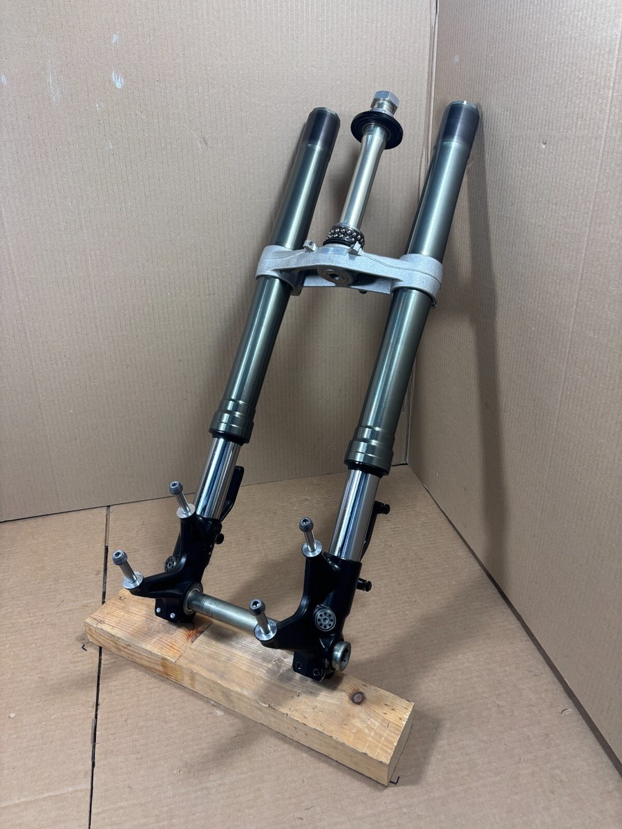 09-12 KAWASAKI ZX6R ZX600R NINJA OEM FRONT FORKS TRIPLE TREE AXLE