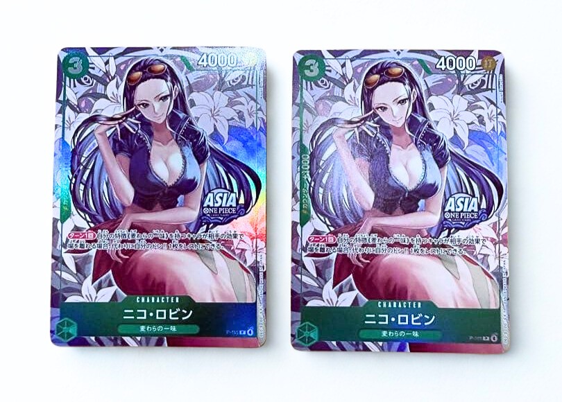 One Piece Card Game Nico Robin Asia Promo Parallel Japanese Alt