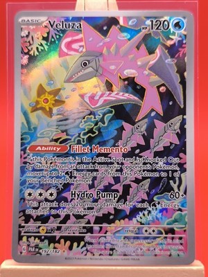 Veluza 192/182 Paradox Rift Illustration Full Art Holo Pokemon