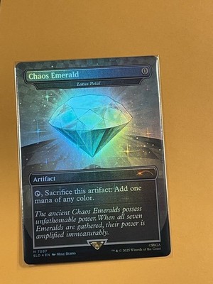 Chaos Emerald - Lotus Petal (7037) Secret Lair Drop Foil for sale