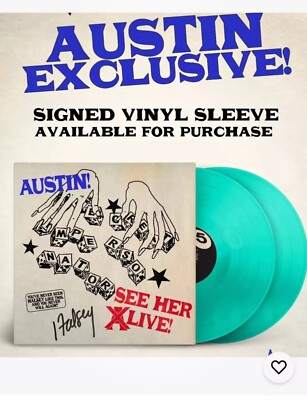 HALSEY Signed Limited AUSTIN TEXAS Great Impersonator TEAL 2LP
