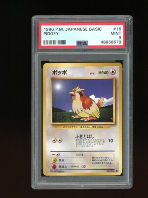 Pokemon PSA 9 MINT Pidgey 1996 Base Set Japanese Original Card | eBay