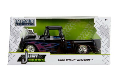 JADA JUST TRUCKS 1955 CHEVY STEPSIDE PICKUP TRUCK BLOWER ENGINE
