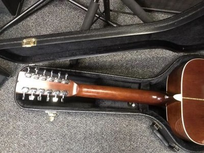 Fender F55-12 string dreadnought acoustic guitar made in Japan