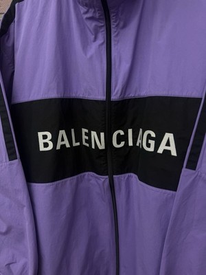 Balenciaga Track Jacket - Purple Size 34 100% Authentic $1250
