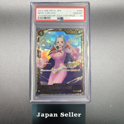 PSA10 Nefeltari Vivi OP05-086 Championship 2024 Top Prize ONE