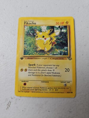 Pikachu 60/64 1st Edition Jungle Set 1999 Pokemon TCG Card | eBay