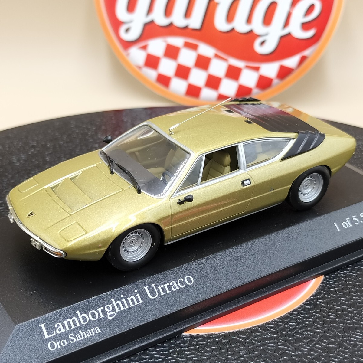 Minichamps 1/43 Lamborghini Urraco 1974 gold 400103320 model car