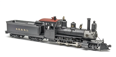 HOn30/HOe/HOn2-1/2 TMW Baldwin 2-6-0 Mogul Tender Steam Locomotive
