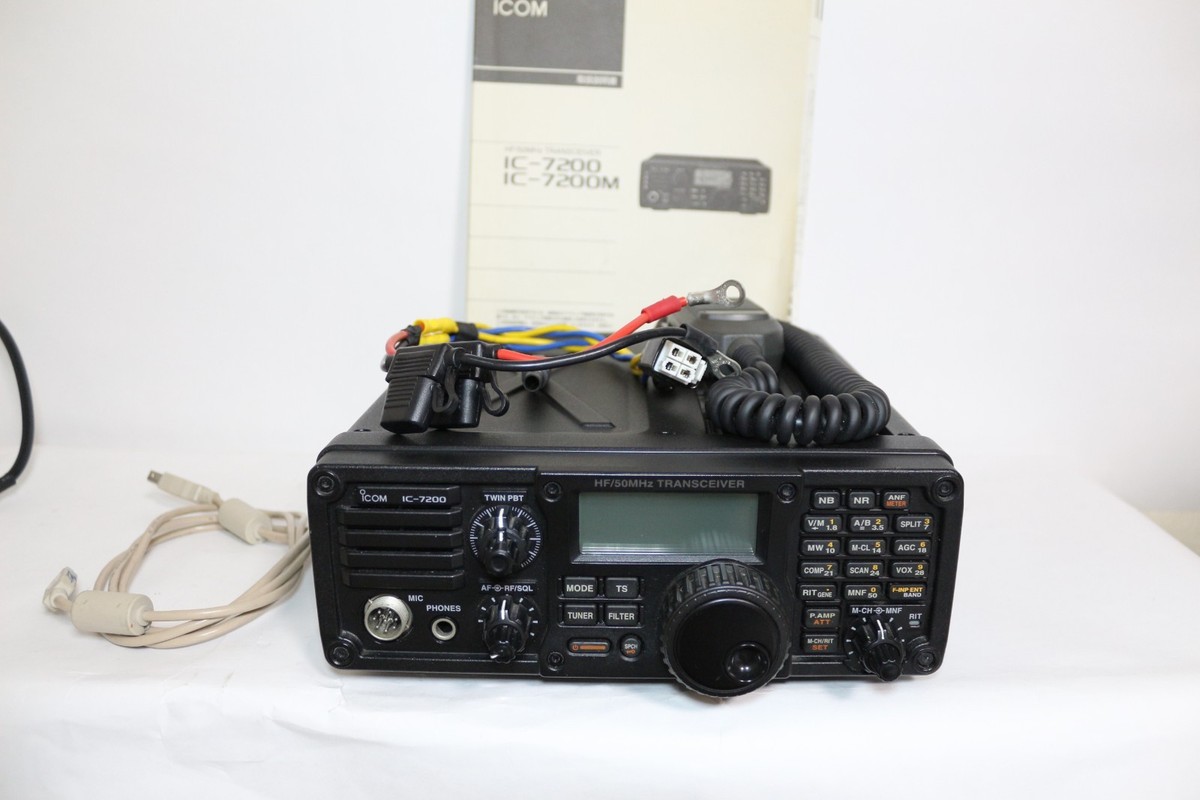 Icom Ic-7200 6m Transceiver 100w Mars Modification Slightly for