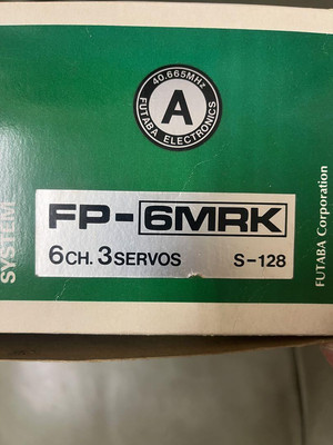 Futaba FP-6MRK 6CH Radio Control Transmitter w/ 3 Servos S-128