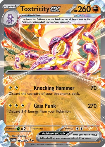 Toxtricity Hp 140 Rare Holo #72 Pokémon Card 2023 | eBay