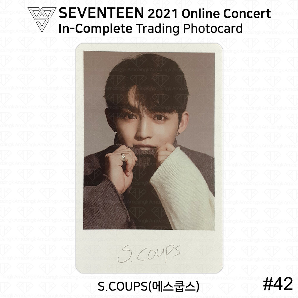 SEVENTEEN 2021 Online Concert Incomplete Trading Card Photocard