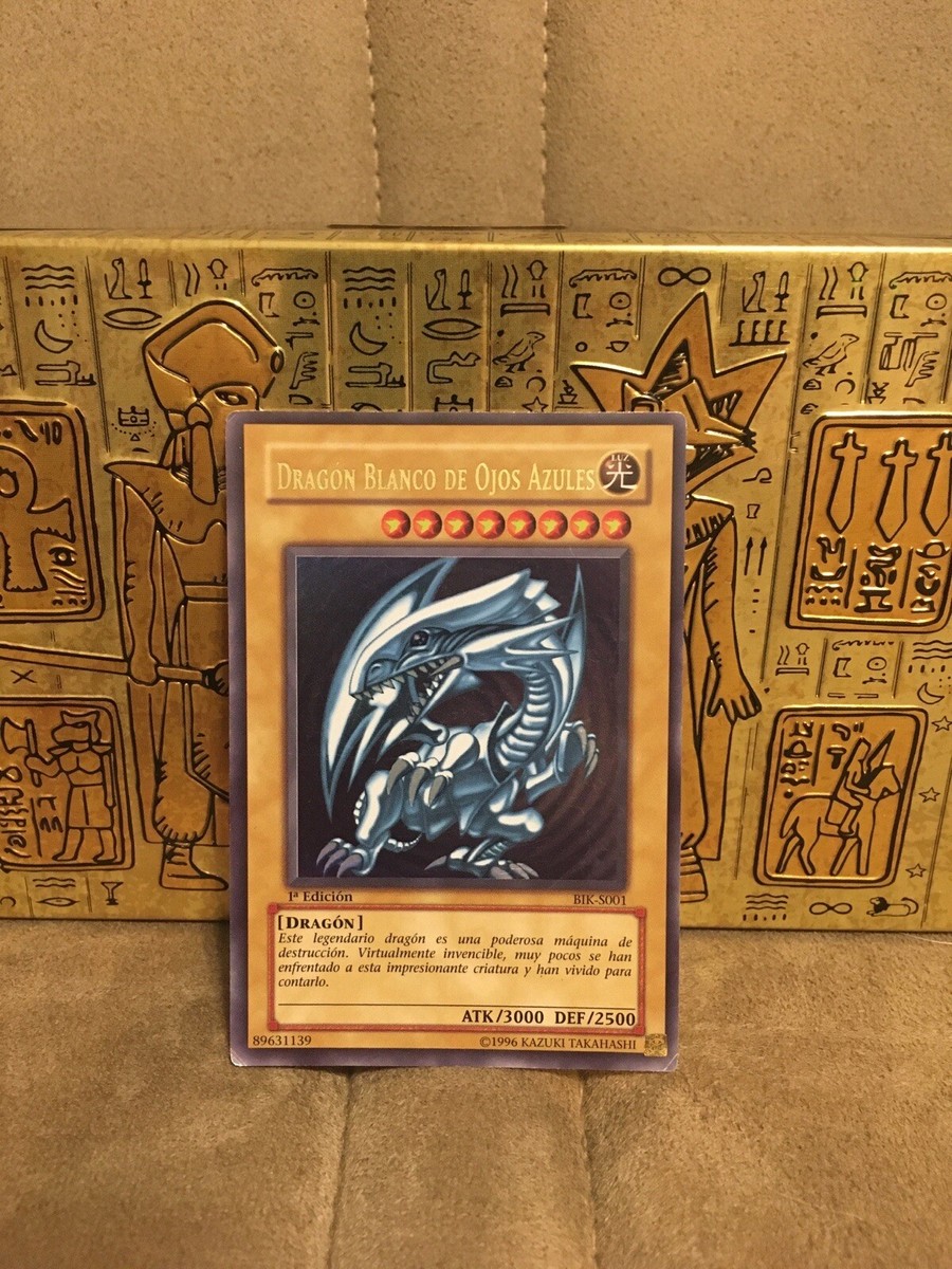 YuGiOh *SPANISH* Blue-Eyes White Dragon 1st Edition BIK-S001