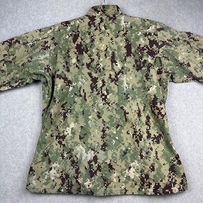 U.S. Navy Blouse Mens 35 Short Working Uniform Type III NWU Seals