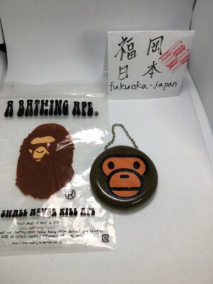 A BATHING APE MENS GOODS BABY MILO COIN CASE WALLET With Original