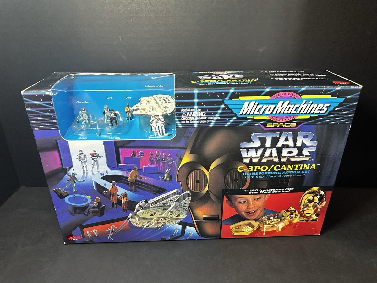 Micro Machines Space Star Wars C-3PO/Cantina Transforming Action