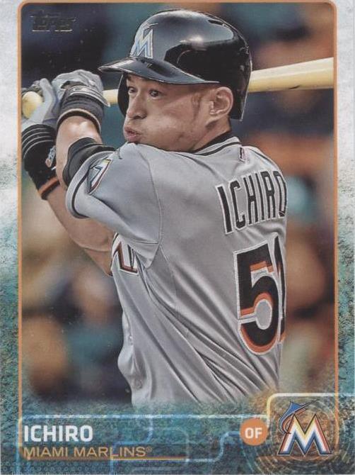 Ichiro Suzuki Miami Marlins Baseball Sports Trading Cards