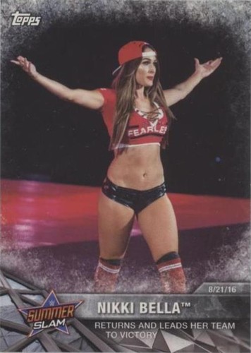 Nikki Bella 2017 Topps WWE Authentic Kiss Card Auto Autograph SSP