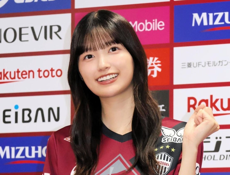 乃木坂46・五百城茉央さん初体験に「ドキドキ」 ヴィッセル神戸応援に