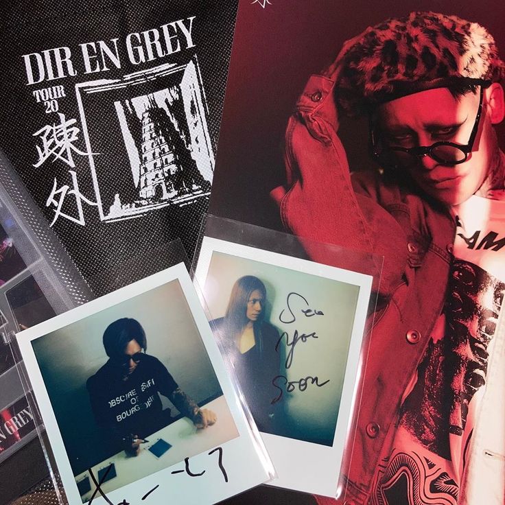 DIR EN GREY Toshiya 直筆メッセージ付きポラロイド