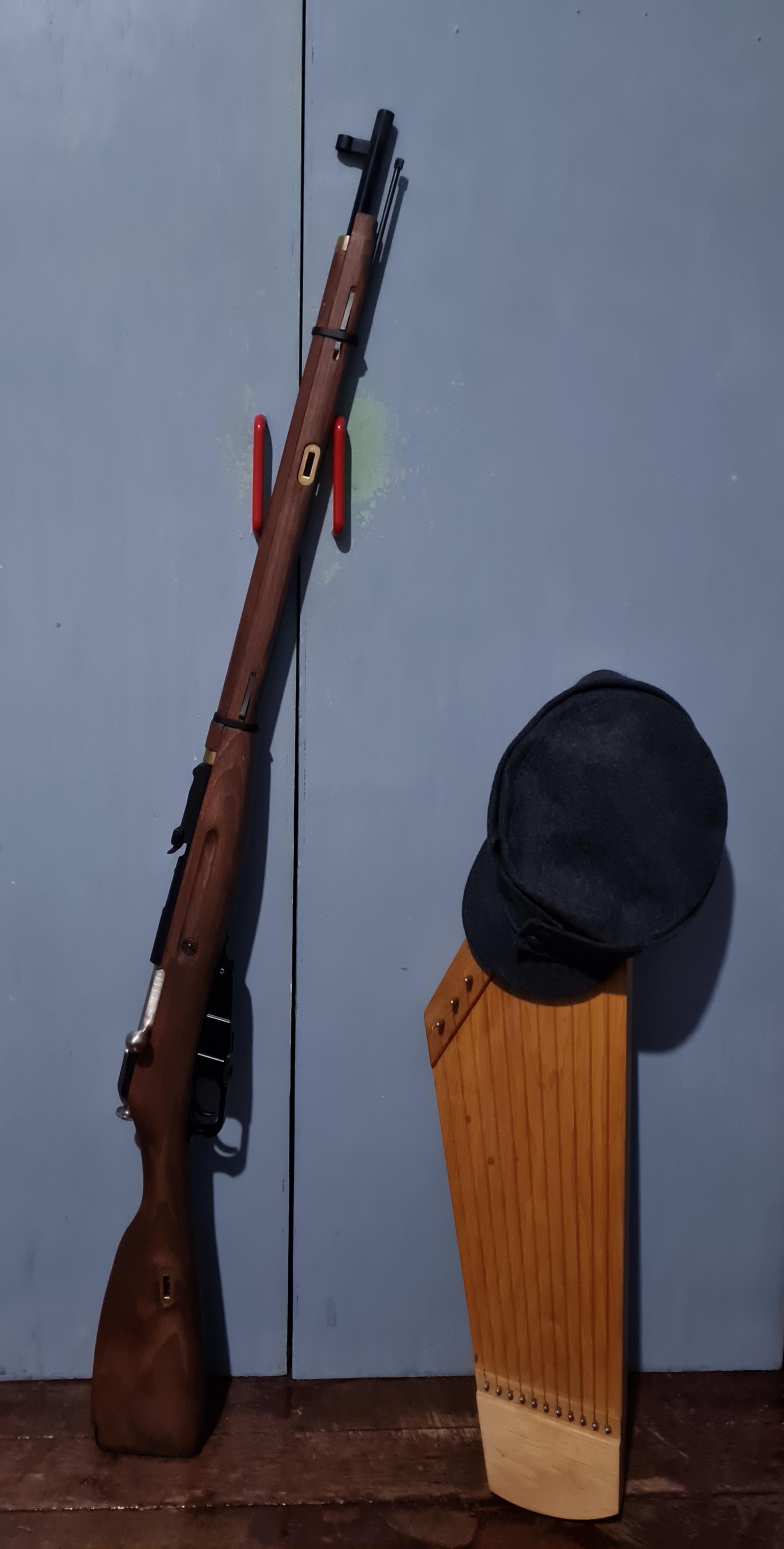やっと到着〜！これで彼女をM1891/30からフィンランド軍のM28/30モシン