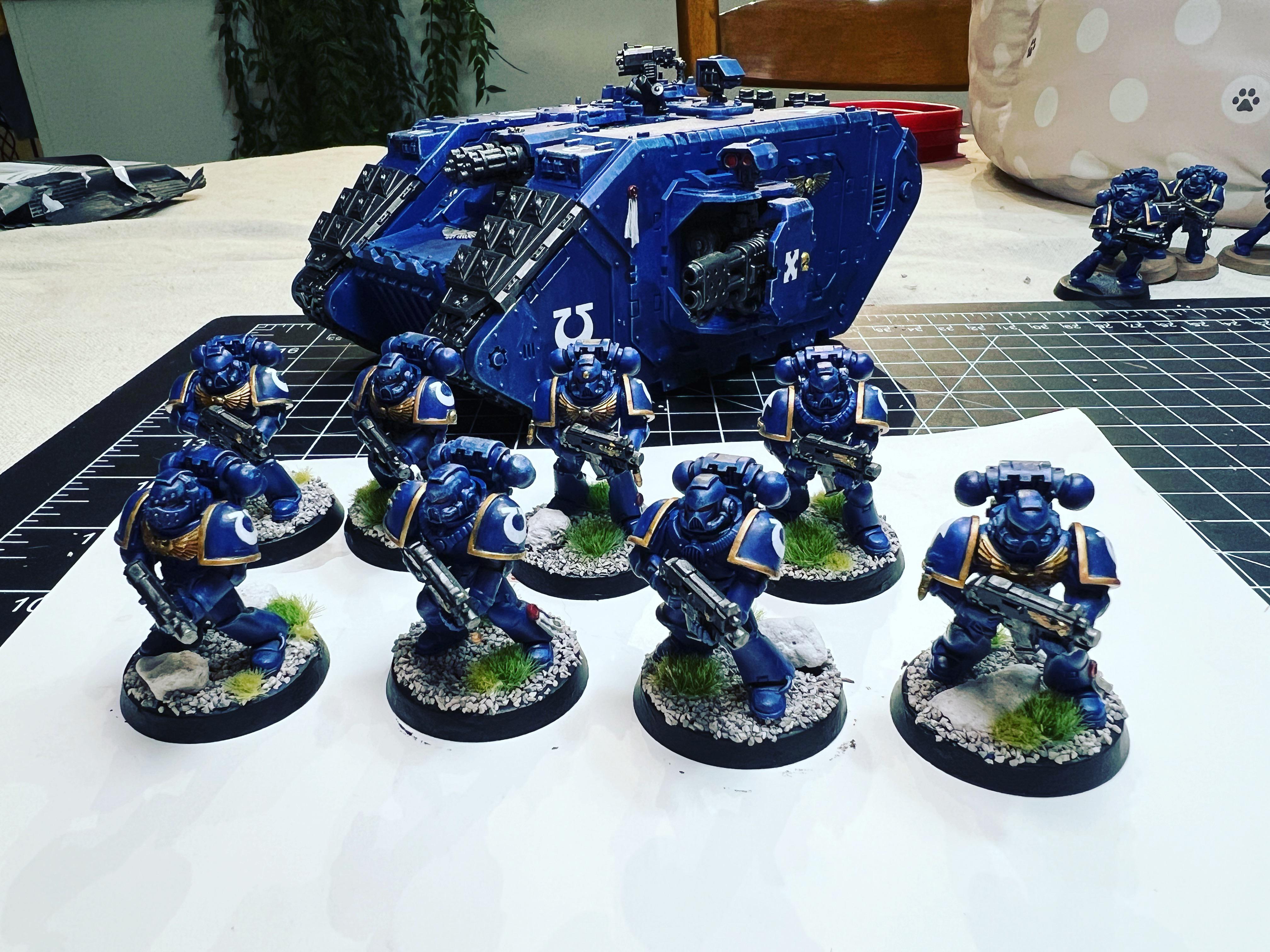 I think I'm happy with my painting and basing on my two old