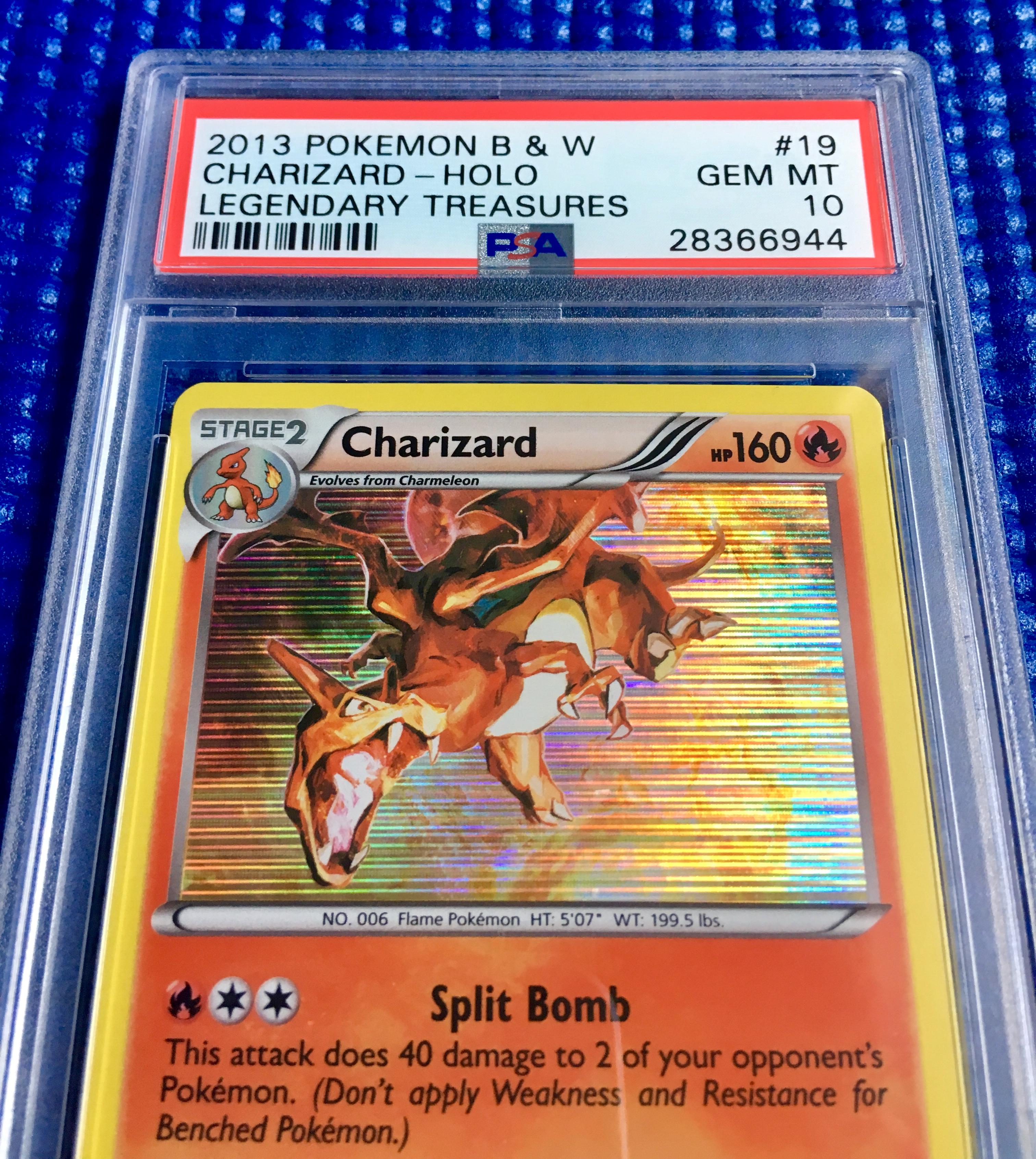 2013 B&W Legendary Treasures Charizard- Pop 61 : r/pkmntcgcollections