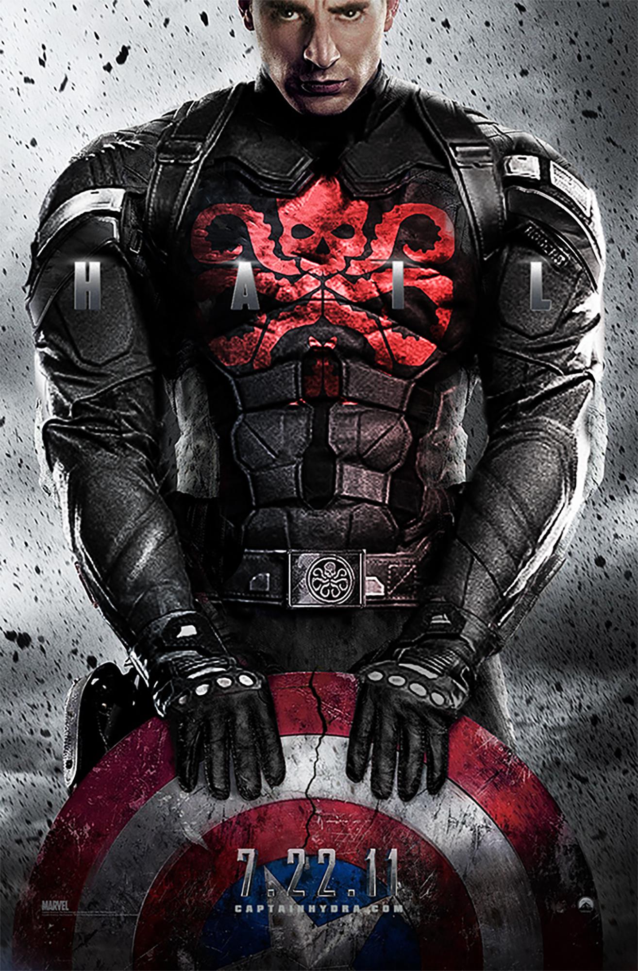 キャプテン・アメリカがキャプテン・ハイドラに編集された : r/Marvel