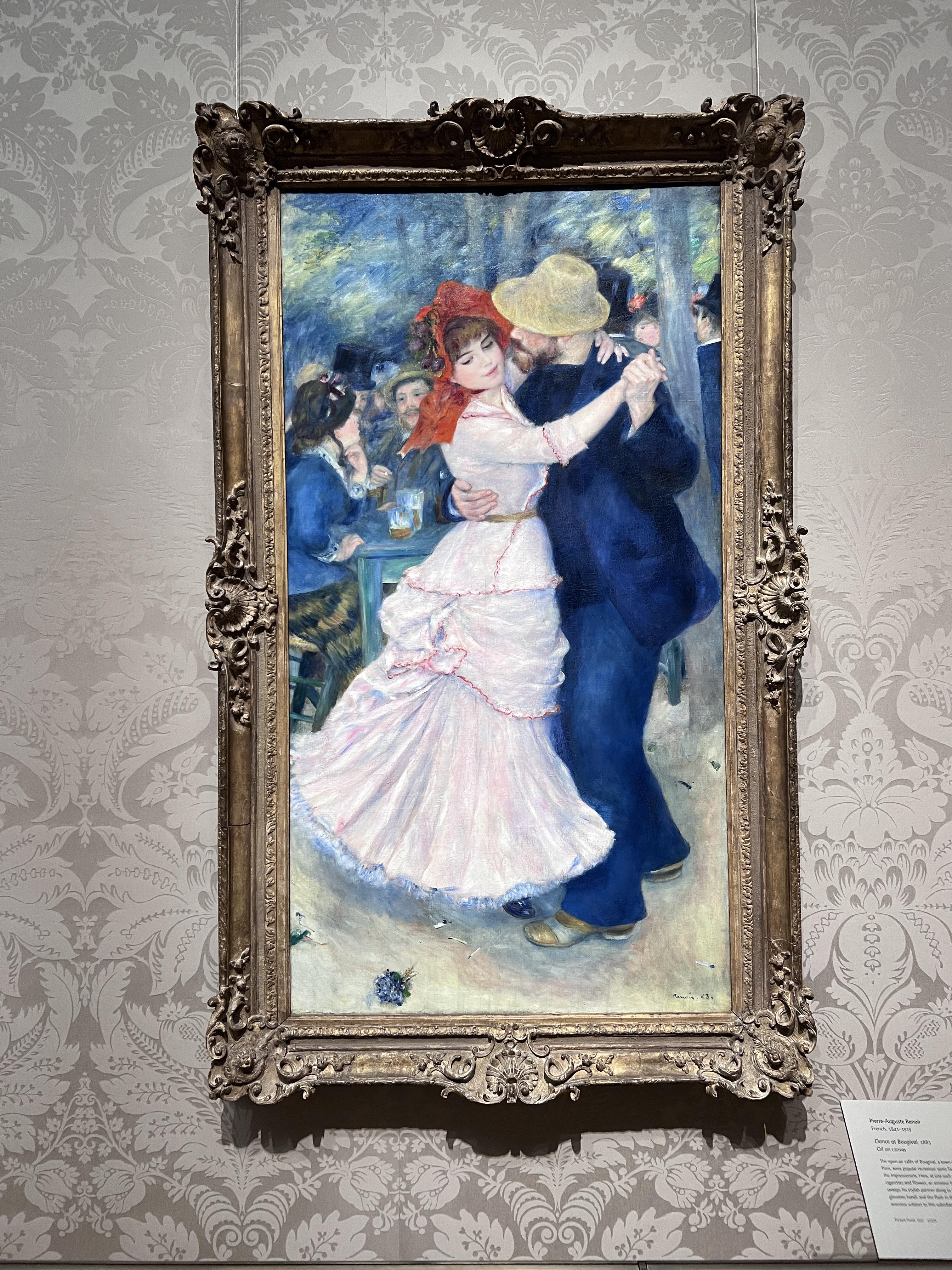 今日、ルノワールの「ブージヴァルのダンス」を見たんだ！ : r