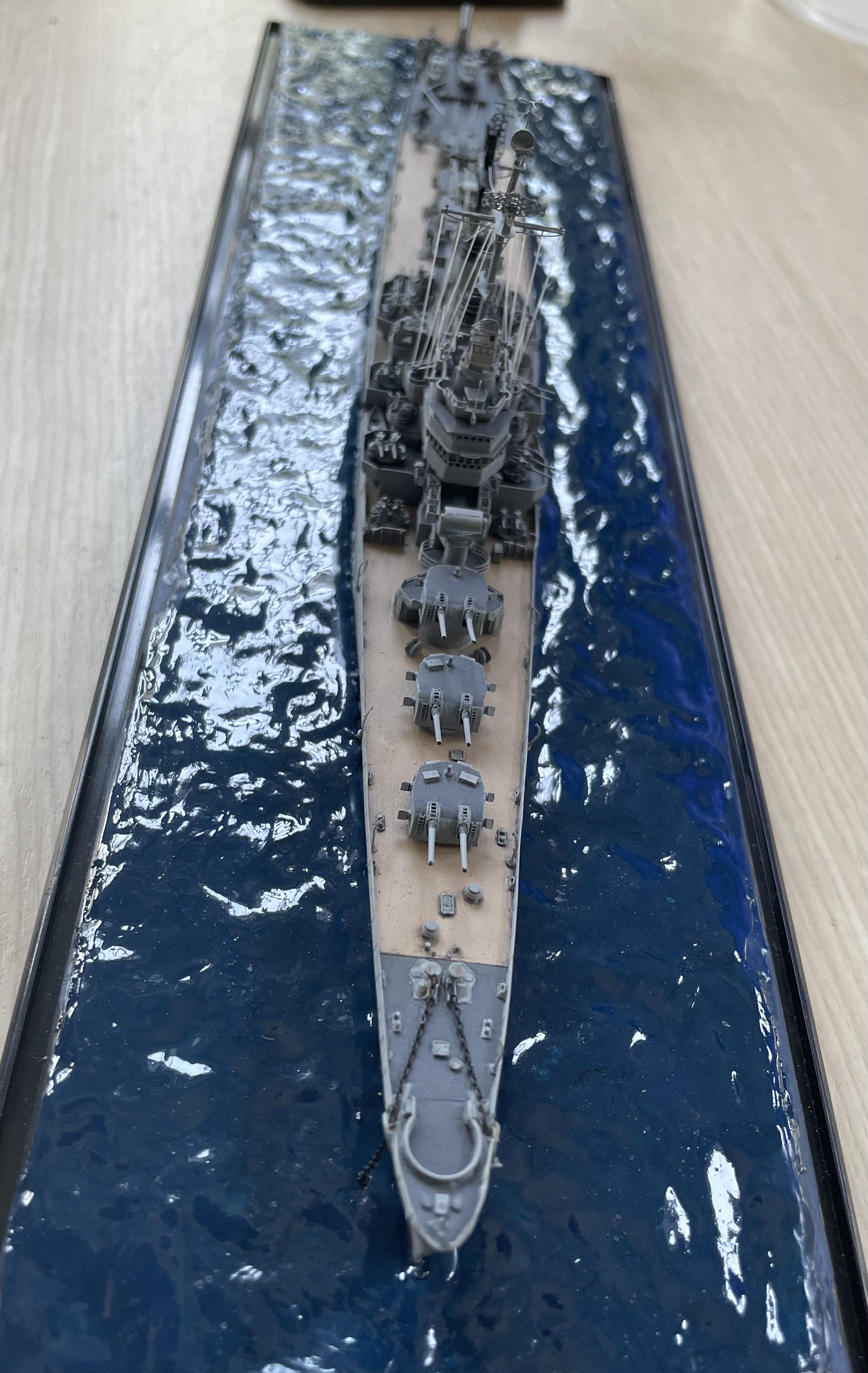 Done! 1/700 USS Worcester by Niko (resin kit) - one of the more