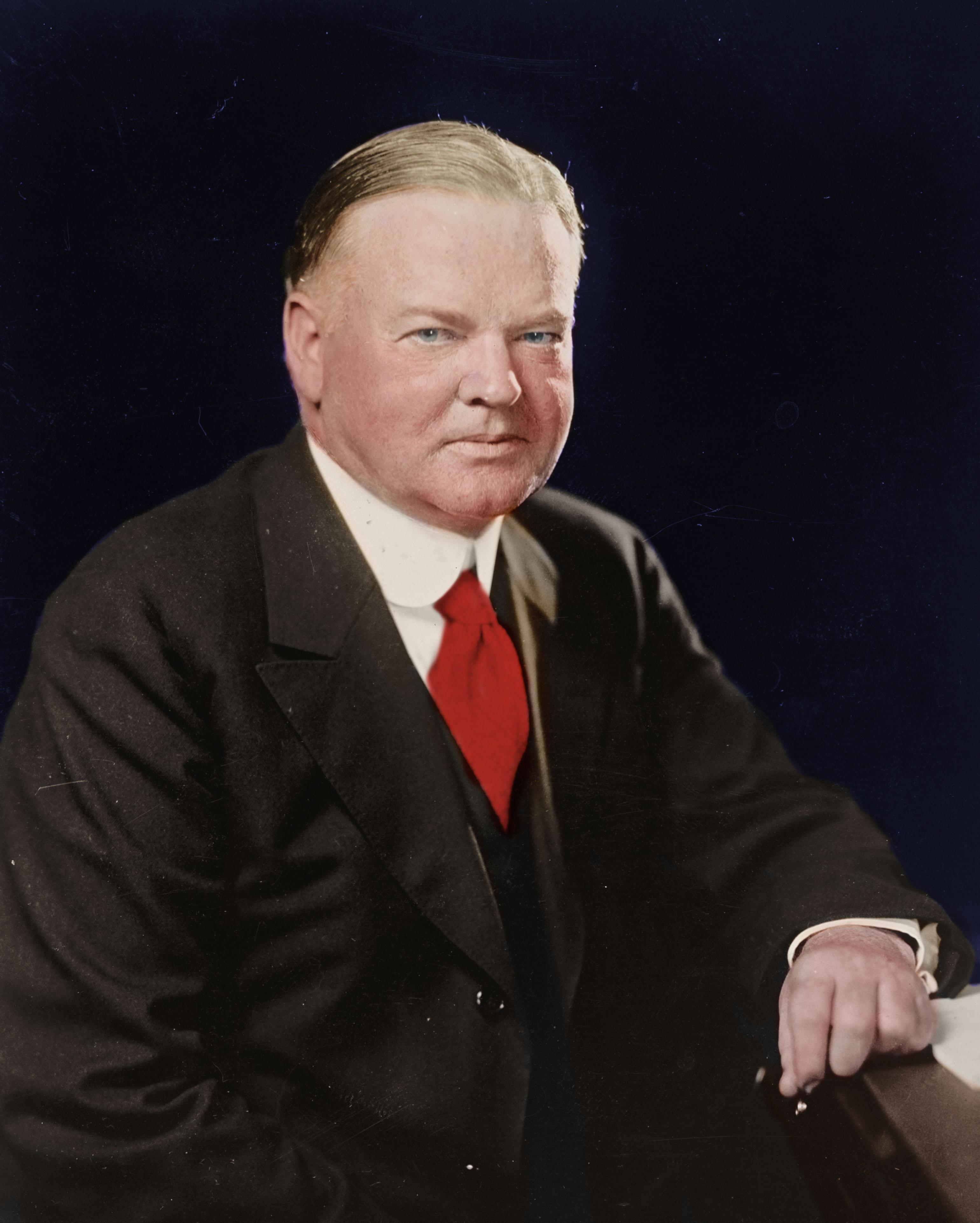 ハーバート・フーバー大統領は、1929年から1933年までアメリカ合衆国第