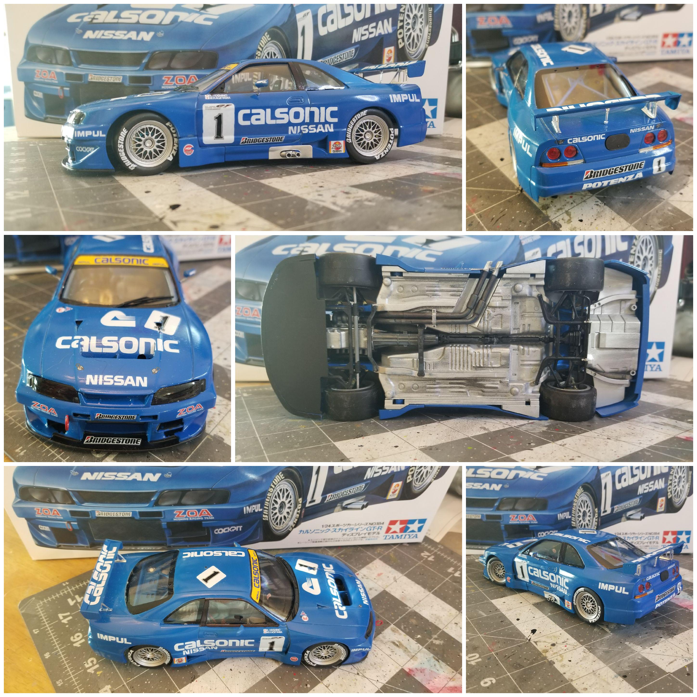 タミヤ カルソニック スカイライン GT-R。このキット、マジで最高だっ