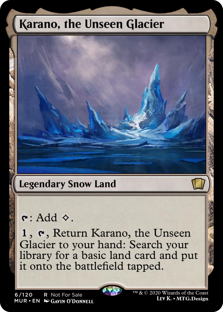 My take on Alliance's [[Thawing Glaciers]] : r/custommagic