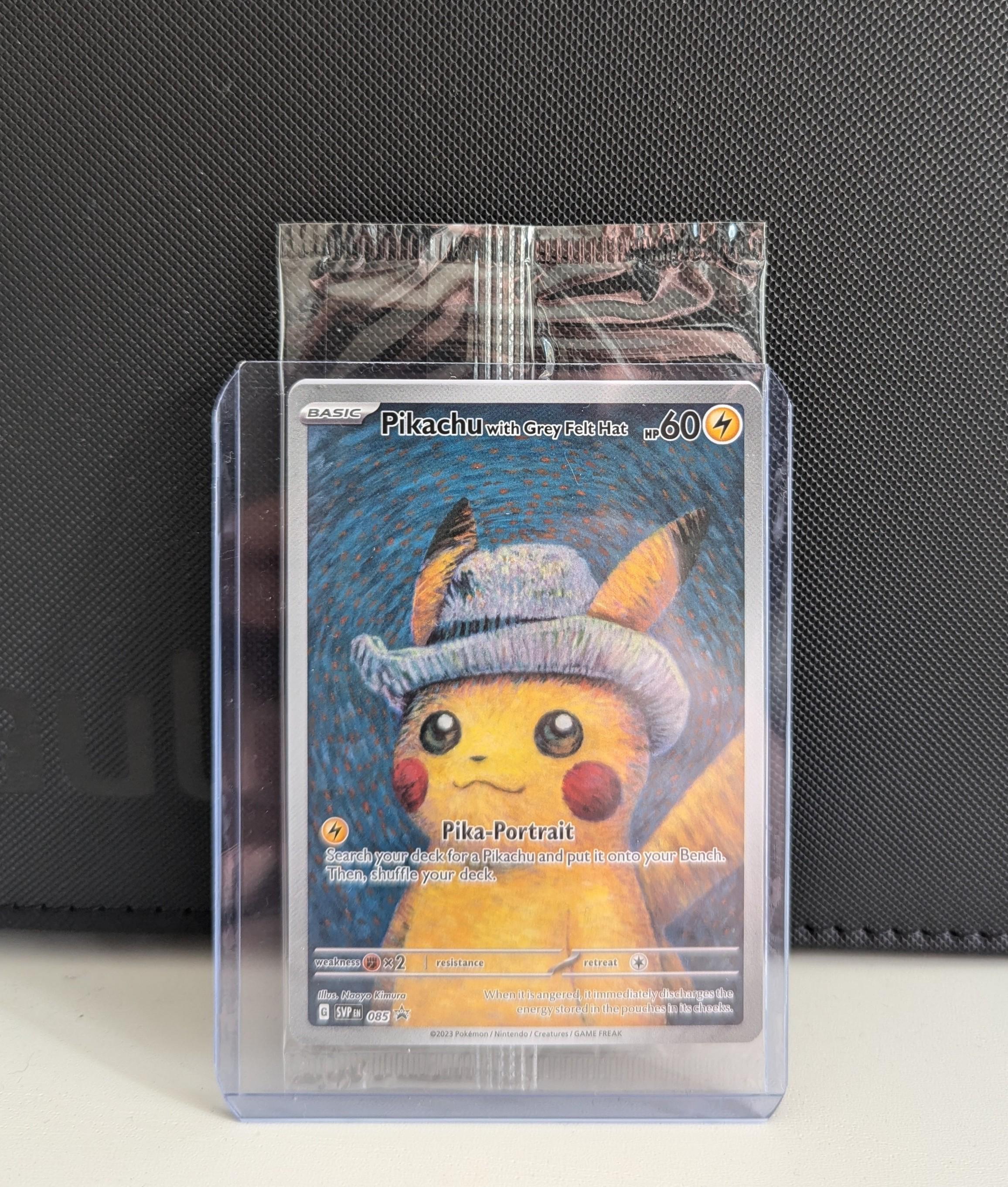 封印された - グレーのフェルト帽子のピカチュウ : r/PokeInvesting