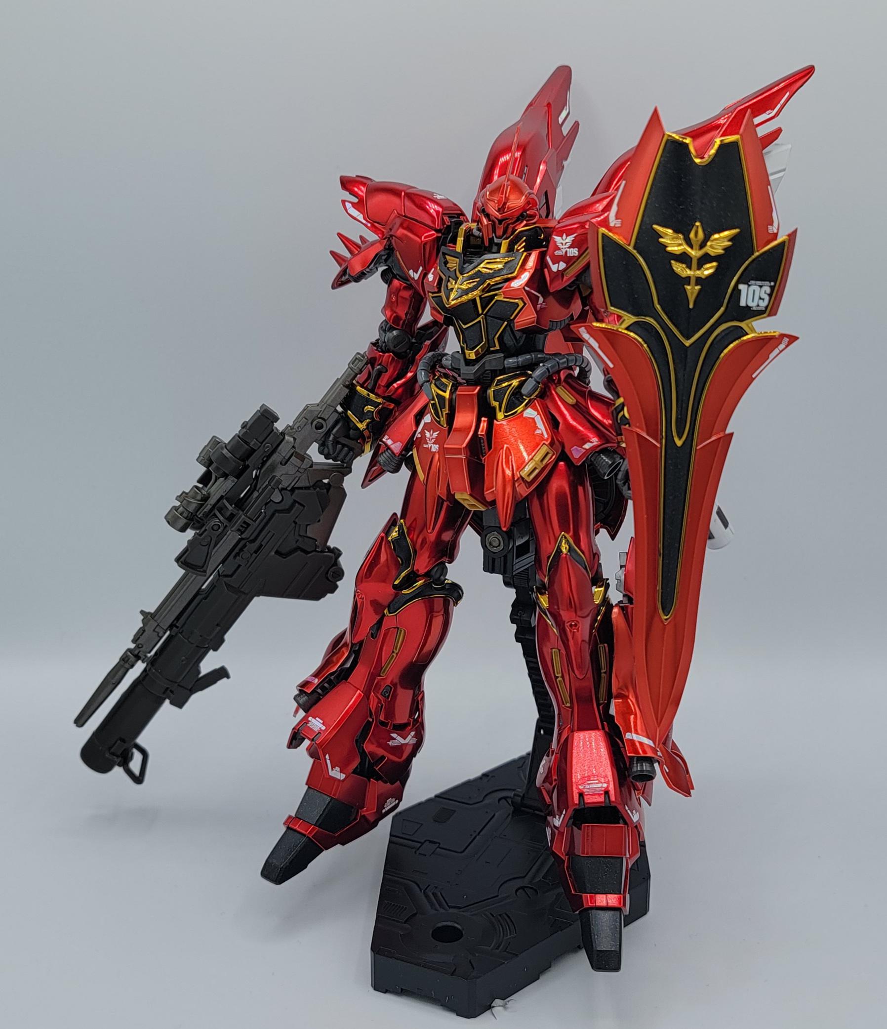 RG シナンジュ スペシャルコーティング w/ Delpi ホロデカール + EW