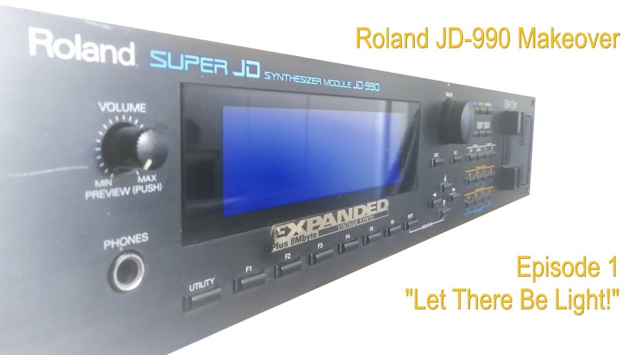 DeepDive: Synth Edition - Roland JD-990 Makeover, Episode 1 - YouTube